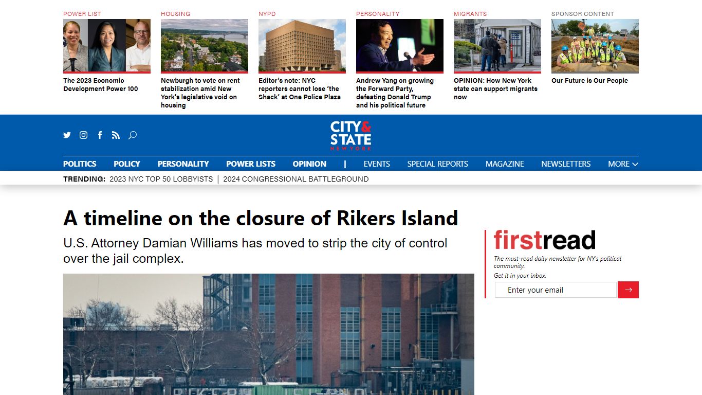 A timeline on the closure of Rikers Island - City & State New York